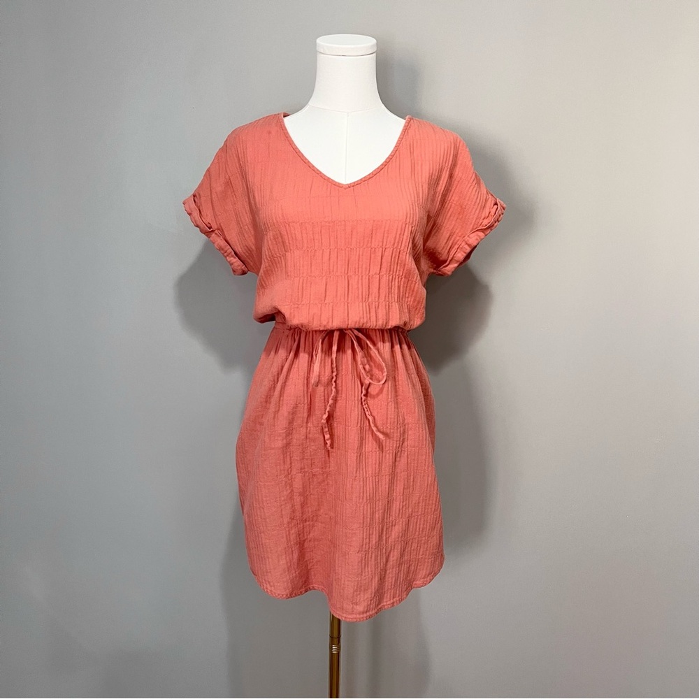 A.N.A. Coral Cotton Shirt Dress Size XS